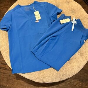 Figs Blue Scrub Set NWT - size SMALL